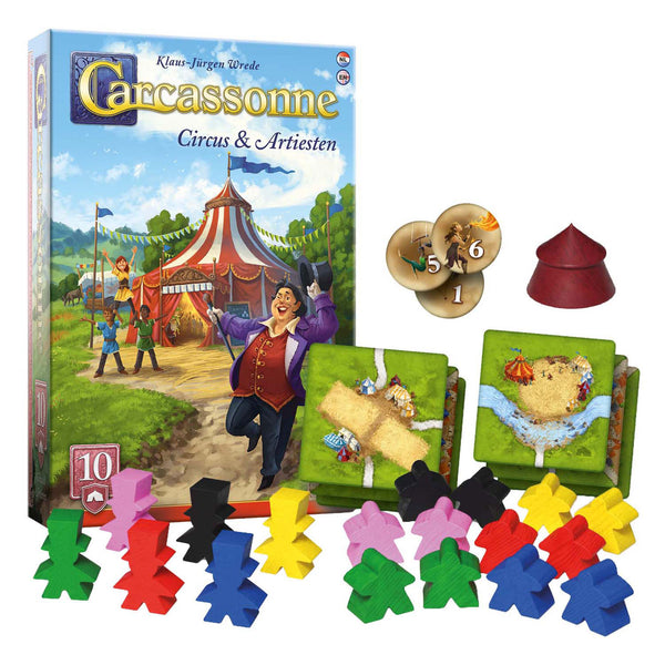 999 Games Carcassonne Circus & Artiesten Uitbreiding