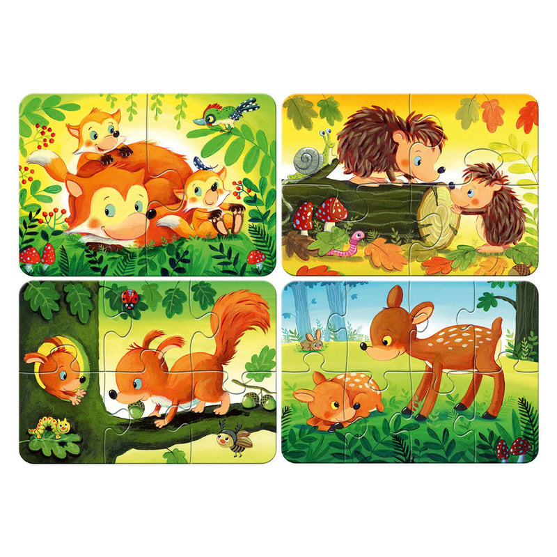 My first puzzles (2, 4, 6, 8 stukjes) WT: Forest Animals?