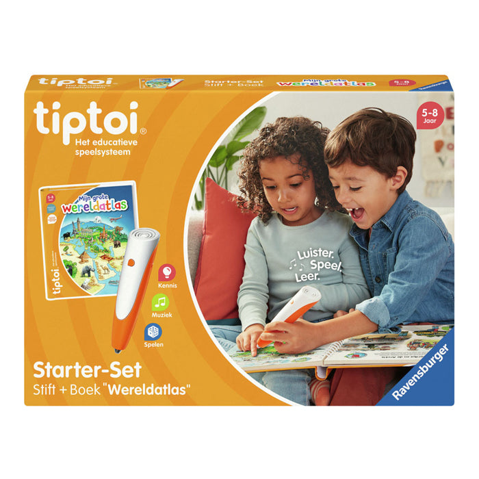 Tiptoi Starter Set Mijn Grote Wereldatlas + Geluid