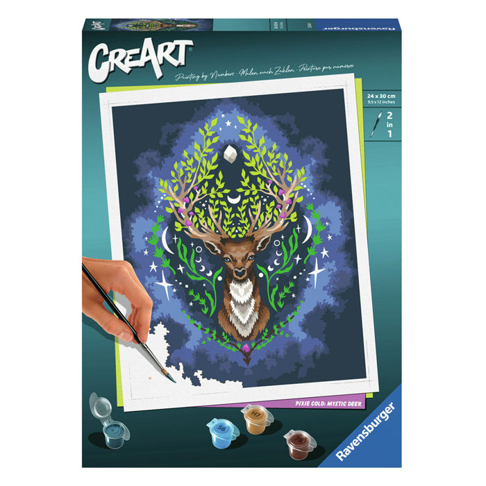CreArt Schilderen op Nummer - Pixie Cold: Mystic Deer