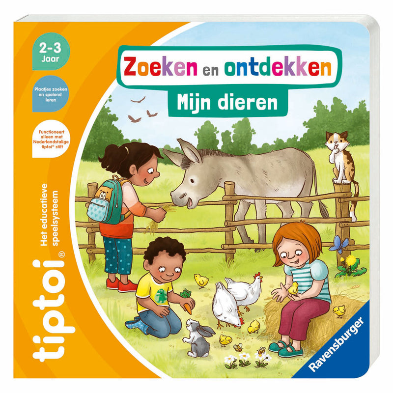Tiptoi Boek Zoeken en Ondekken Mijn Dieren