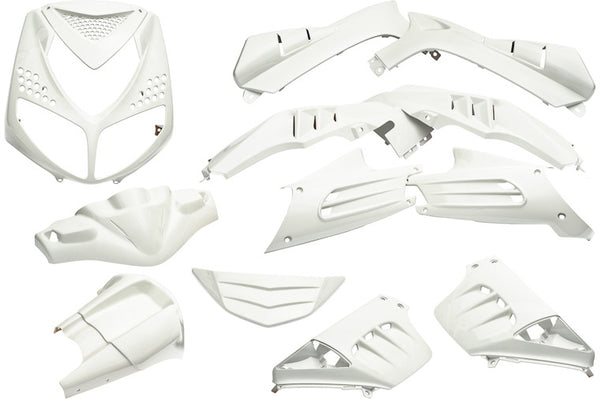 Plaatset 13-delig Edge voor Peugeot Speedfight 2 - wit