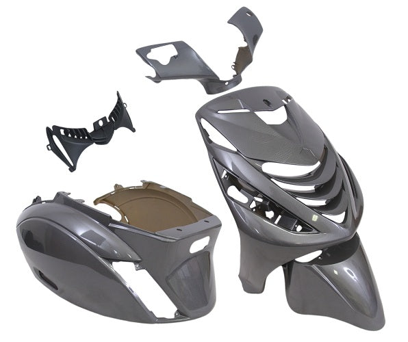Plaatset 5-delig Edge voor Piaggio Zip-SP vanaf bouwjaar 2000 - anthraciet