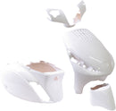 Plaatset 4-delig Edge voor Piaggio Zip/Zip 2000 2T/4T vanaf bouwjaar 2000 - glanzend wit