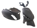 Plaatset 4-delig Edge voor Piaggio Zip/Zip 2000 2T/4T vanaf bouwjaar 2000 - mat zwart