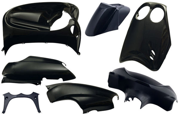Plaatset 7-delig Edge voor Yamaha Neo's van bouwjaar 2002 tot 2008 met digitale cockpick - metallic
