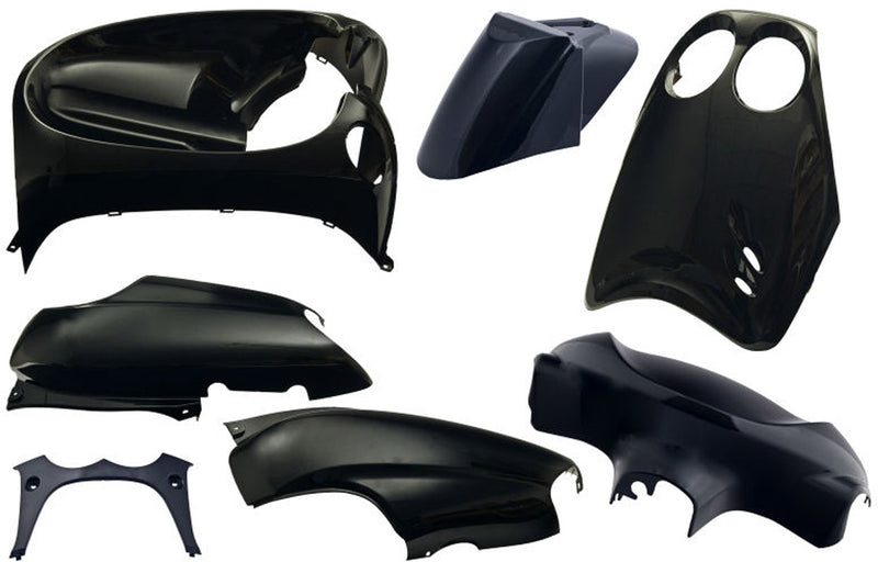 Plaatset 7-delig Edge voor Yamaha Neo's van bouwjaar 2002 tot 2008 met digitale cockpick - metallic