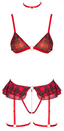 Bra Set Plaid S