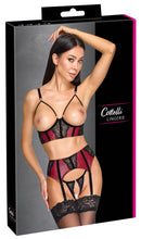 Bra, Suspender Belt & String M