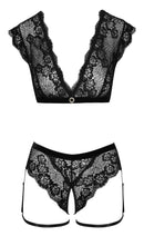 Top and Crotchless Briefs XL