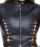 Imitation Leather Top &ThongXL