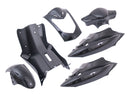 Plaatset 7-delig Edge voor Kymco Agility 10- en 12 inch met 2 persoons buddyseat aan 1 stuk - metal