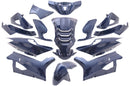 Plaatset 14-delig Edge voor Peugeot Speedfight 4 - blauw metallic
