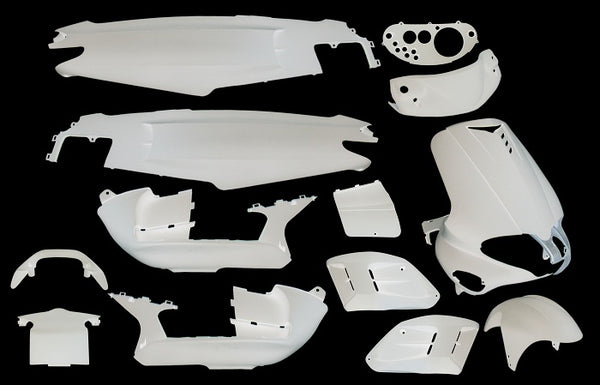 Plaatset 15-delig Edge voor Gilera Runner tot  bouwjaar 08-2005 - glanzend wit