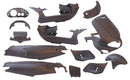 Plaatset 15-delig Edge voor Gilera Runner tot  bouwjaar 08-2005 - mat grijs