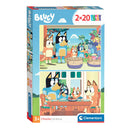 Clementoni Supercolor Puzzel Bluey 2x20 Stukjes