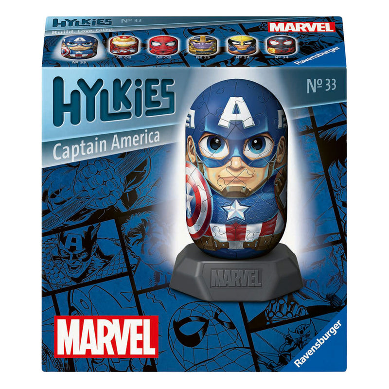 3D Puzzel Hylkies Marvel Captain America - 54st.