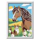 Ravensburger CreArt Schilderen op Nummer - Paard en Poesje