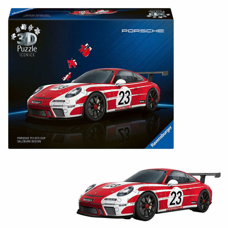 3D Puzzel Iconics Porsche 911 Salzburg Editie - 154st.