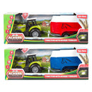 Ackers Ville Tractor en Trailer met Licht en Geluid, 10cm