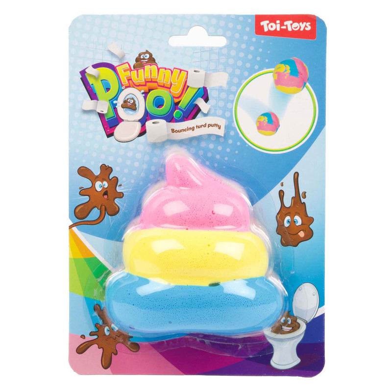 Fun Stuiter Putty Regenboog Drol