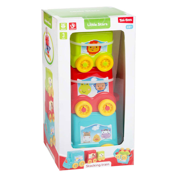 Little Stars Baby Stapeltoren Trein, 3dlg.