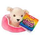 Knuffel Pluche Hond in Mand - 11cm