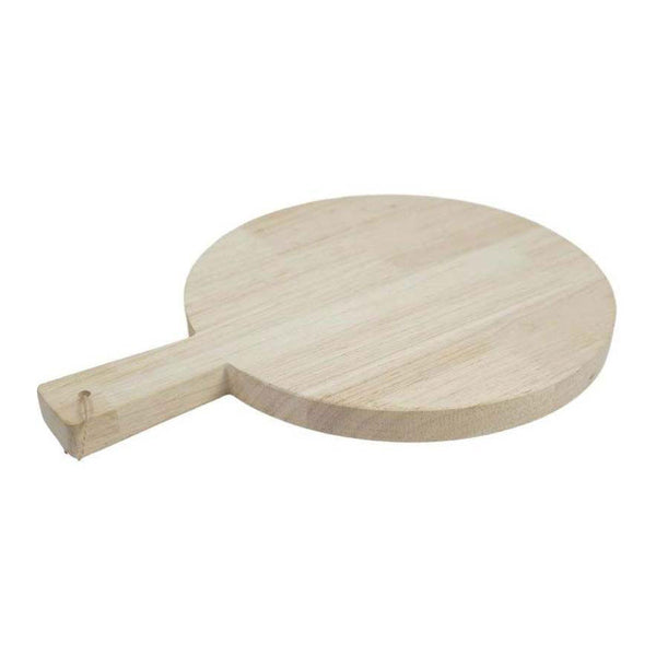 Houten Snijplank Rond met Handvat, 34cm