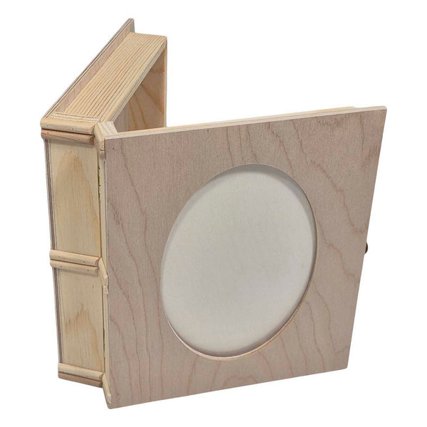 Houten Kist Boekvorm met Fotolijst