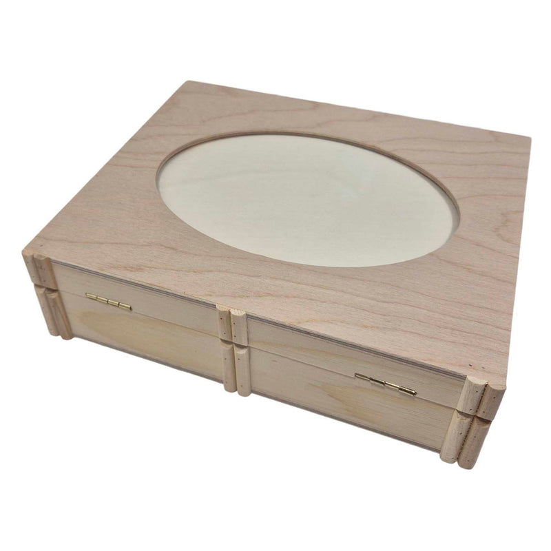 Houten Kist Boekvorm met Fotolijst