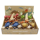 Houten Drukpop Dinosaurus