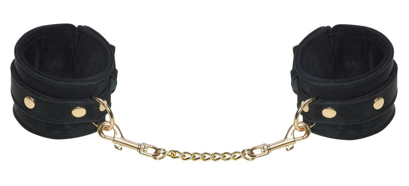 BK Handcuffs Velvet black