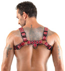 Men's Chest Harness red S-XL