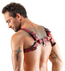 Men's Chest Harness red S-XL