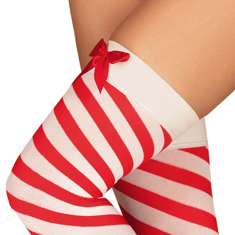 Kissmas Gestreepte Kerst Kousen