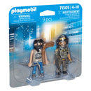 Playmobil DuoPacks Tactische politie-eenheid  AND  bandiet