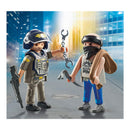 Playmobil DuoPacks Tactische politie-eenheid  AND  bandiet