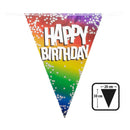 Vlaggenlijn Happy Birthday, 6m