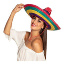 Gekleurde Sombrero Puebla, 49cm