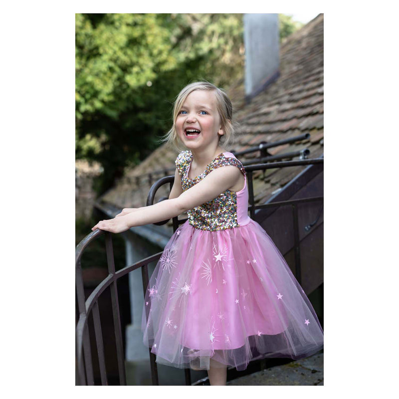 A Star is Born Glitterjurk - 7-8 Jaar