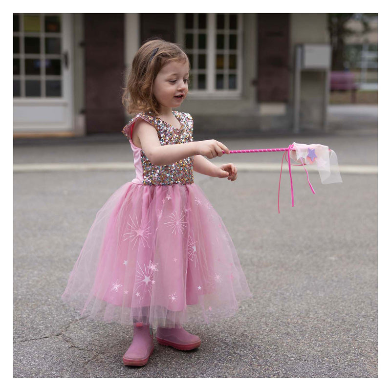 A Star is Born Glitterjurk - 7-8 Jaar