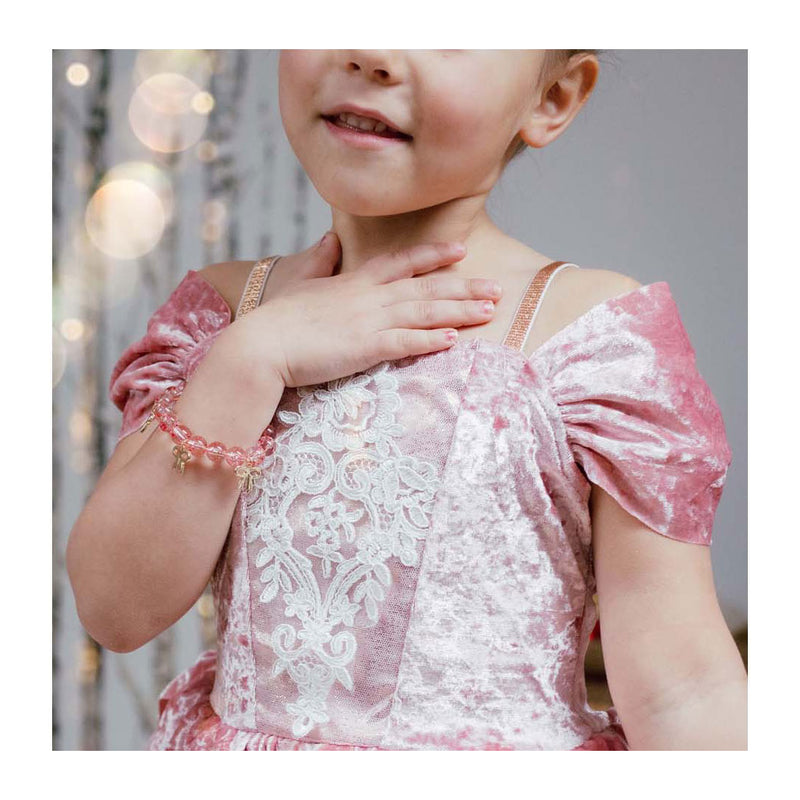 Precious Bows Kralenarmband Roze