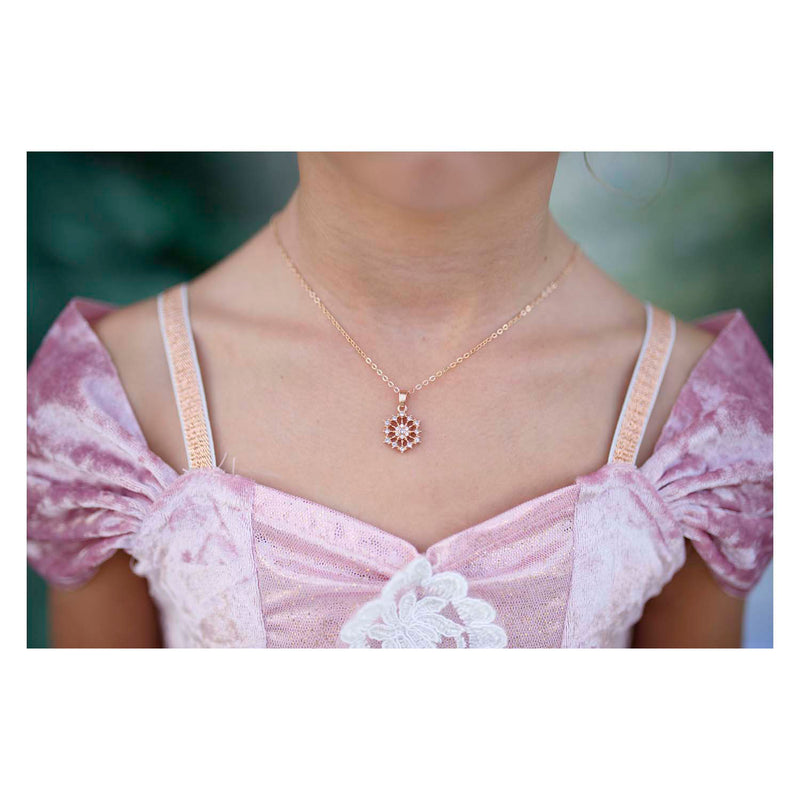 Sneeuwvlok Ketting & Ring Set - 2st.