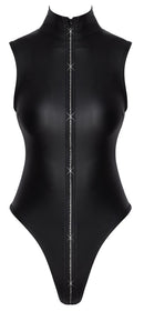 Body Rhinestone Zip M