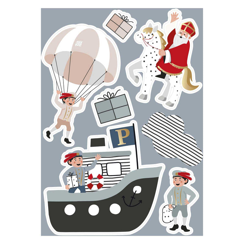 Raamstickers Sint & Co.