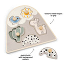 Done by Deer Houten Noppenpuzzel Lalee Beige, 5st.