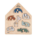 Done by Deer Houten Noppenpuzzel Deer Friends, 7st.