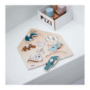 Done by Deer Houten Noppenpuzzel Deer Friends, 7st.