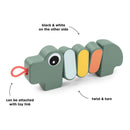 Done by Deer Houten Draaispeeltje Croco Groen