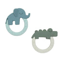 Done by Deer Bijtring Deer Friends Groen/Blauw, 2st.